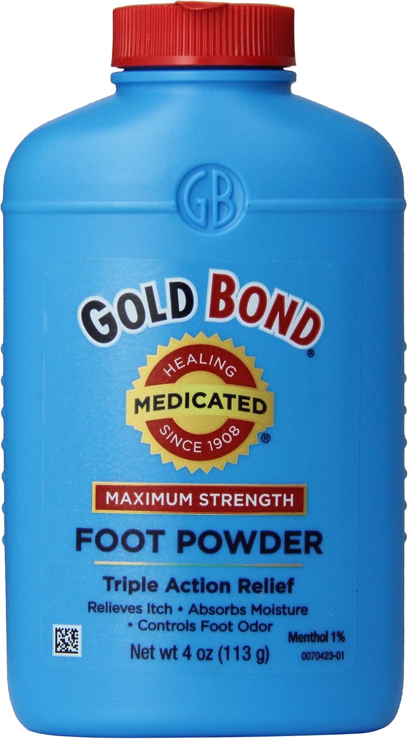Gold Bond Maximum Strength Foot Powder 4 Ounce: Health & Personal Care