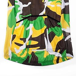 JPOJPO Men's Cycling Jersey Bicycle Short Sleeved