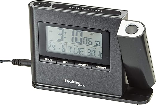 Technoline Wt 519 - Despertador con Proyector de Hora, color gris ...