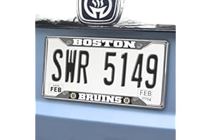 FANMATS NHL Chrome Metal License Plate Frame