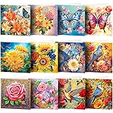 6pcs Diamond Painting Greeting Cards DIY Diamond Art Cards Art Crafts
