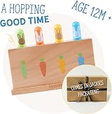 Jaques of London Bunny Pop Up Toy Wooden Educational Toy for 12 Months+ view 2