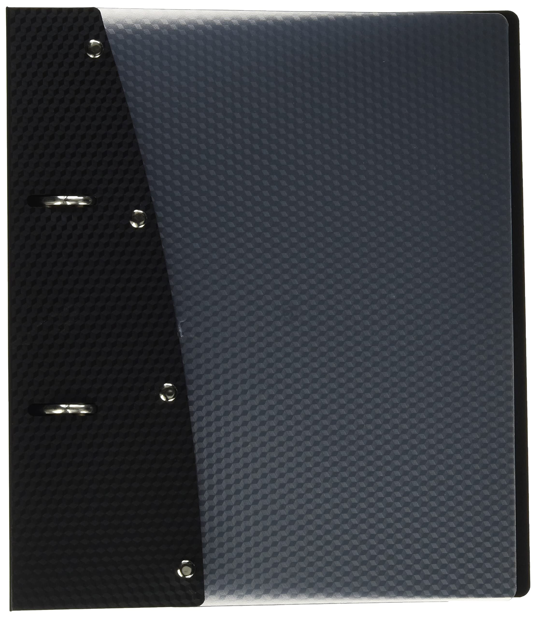 VELOFLEX Diamond 1151480 Ring Binder DIN A5 2-Ring Mechanism 20 mm Polypropylene Solid Plastic Black