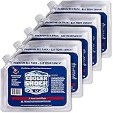Cooler Shock Reusable Ice Packs for Cooler - Long Lasting Cold Freezer Packs for Coolers and Lunch Boxes - Cooler Ice Packs f