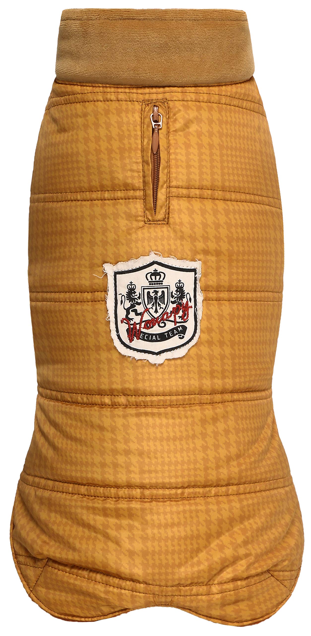 Wouapy 727146 Coat for Dogs Charles, Size 46, Camel