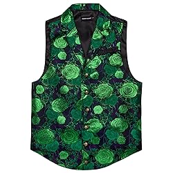Barry.Wang Green St. Patrick's Day Victorian Vest