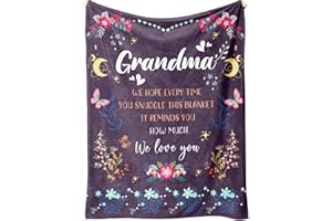 BeneCharm Grandma Blanket Gifts - 60' x 50' - Birthday for Grandma from Grandkids