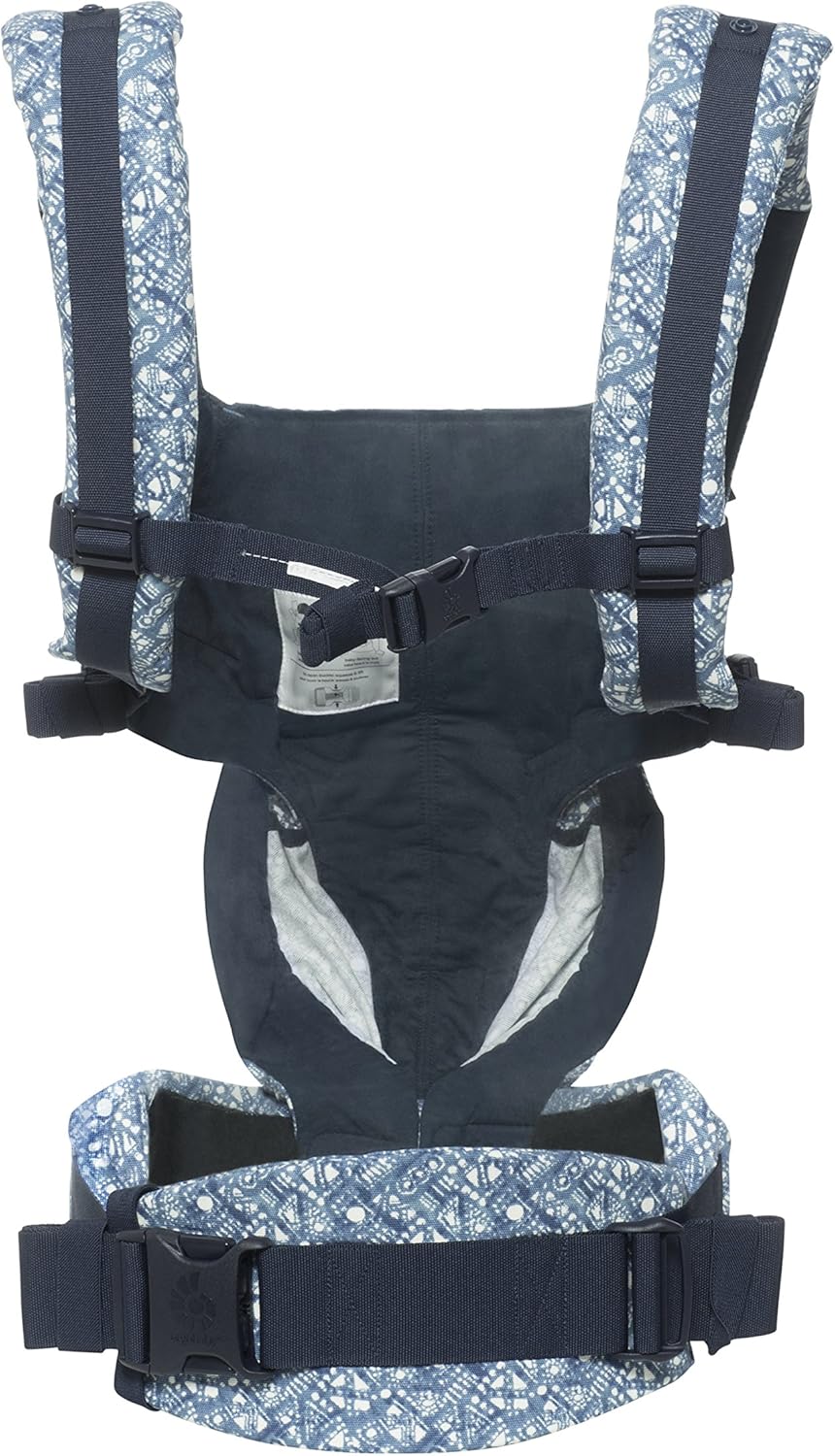 Ergobaby Porte Bebe Ergonomique Omni 360 Tout En Un Multifonction Dorsale Et Ventral Batik Indigo Bebe Puericulture Porte Bebes Ventraux Stationeryonline Co Nz