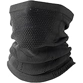 WTACTFUL Winter Neck Warmer Gaiter (1Pack or 2Pack), Breathable Face Mask for Ski, Snowboard, Running, Hiking