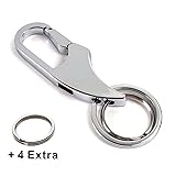 Key Chain,Key Chains 2 Ring Metal Keychain Car 4