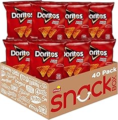 Doritos Flavored Tortilla Chips, Nacho Cheese, 1 Ounce (Pack of 40)