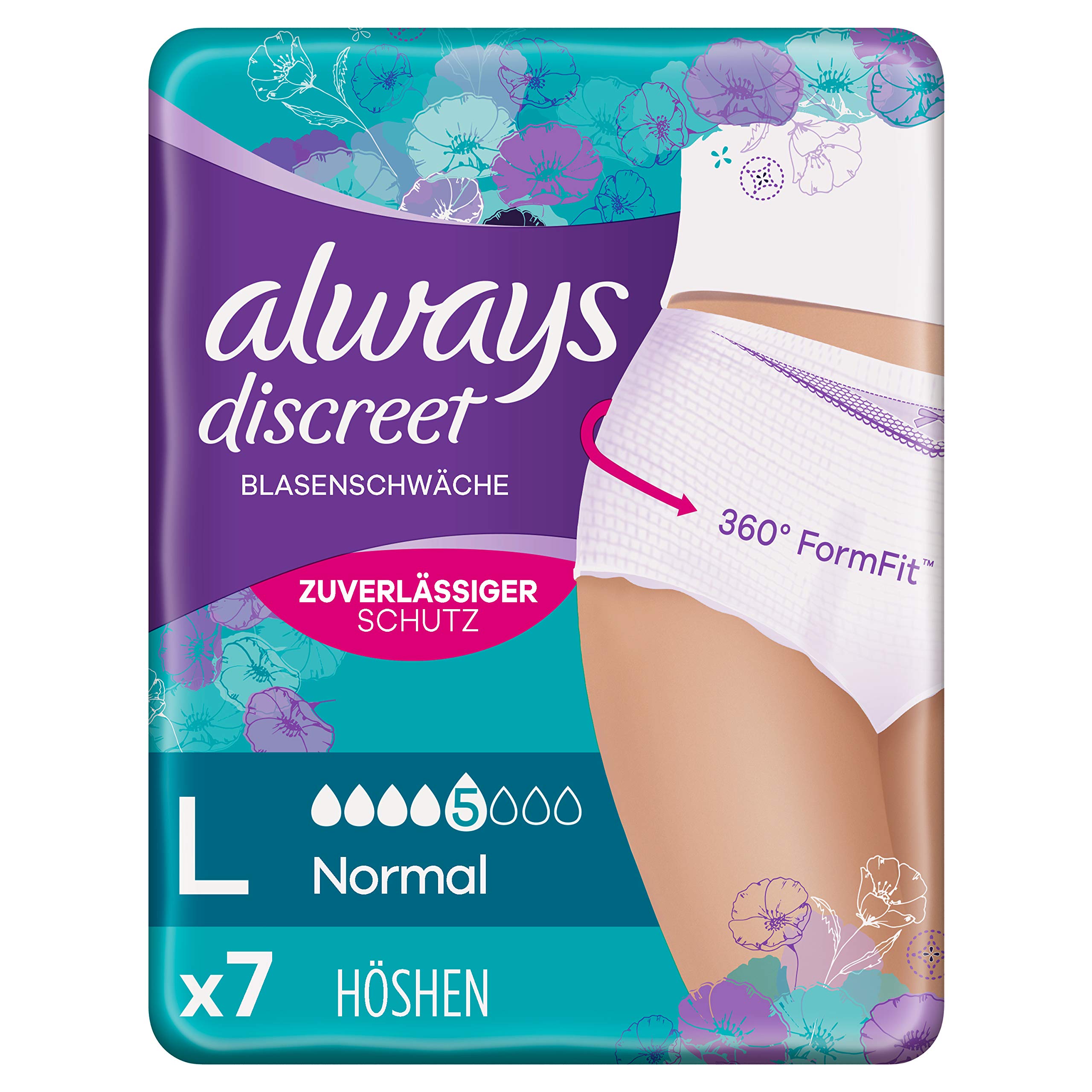 Always Discreet Normal Pants Large - 7 Count