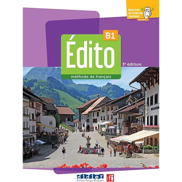 Amazon.com: Édito B1, 3e édition. Méthode de français. Livre de l