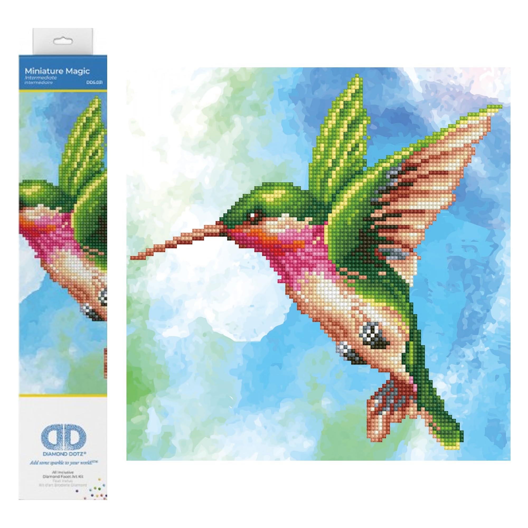 Diamond Dotz Painting Kit, Intermediate Kit, 29 x 28cm