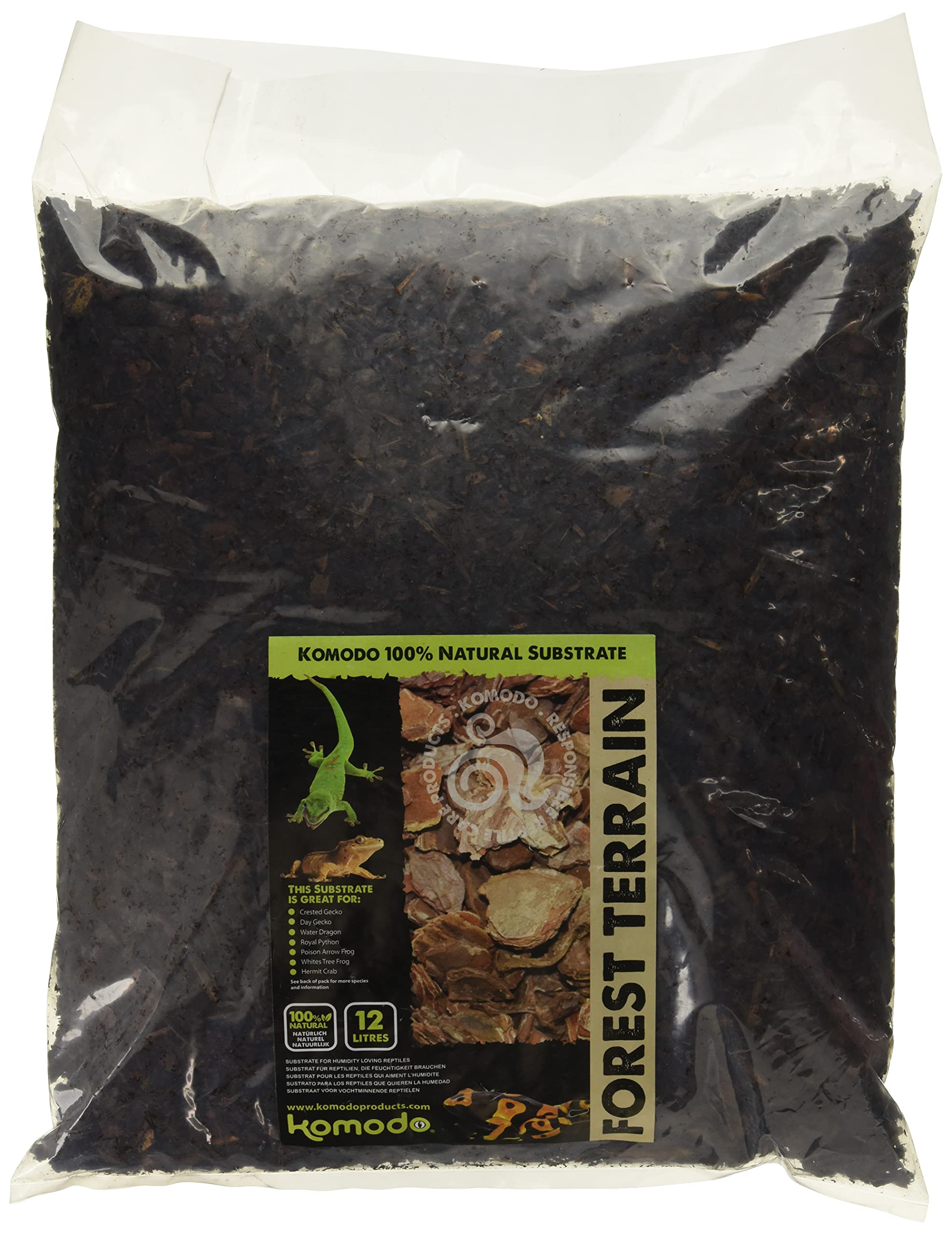 Komodo Forest Terrain Orchid Bark Fine Chips, 12L