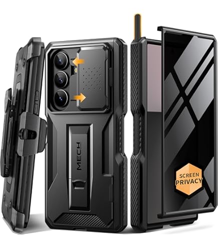 Amazon.com: BERFY for Z Fold 7 Case with Privacy Screen Protector