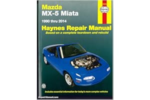 Haynes Repair Manual H61016 for Mazda MX-5 Miata 1990-2014 Auto