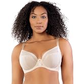 PARFAIT Shea P6062 Women's Full Bust Mesh Plunge Unlined Wired Bra