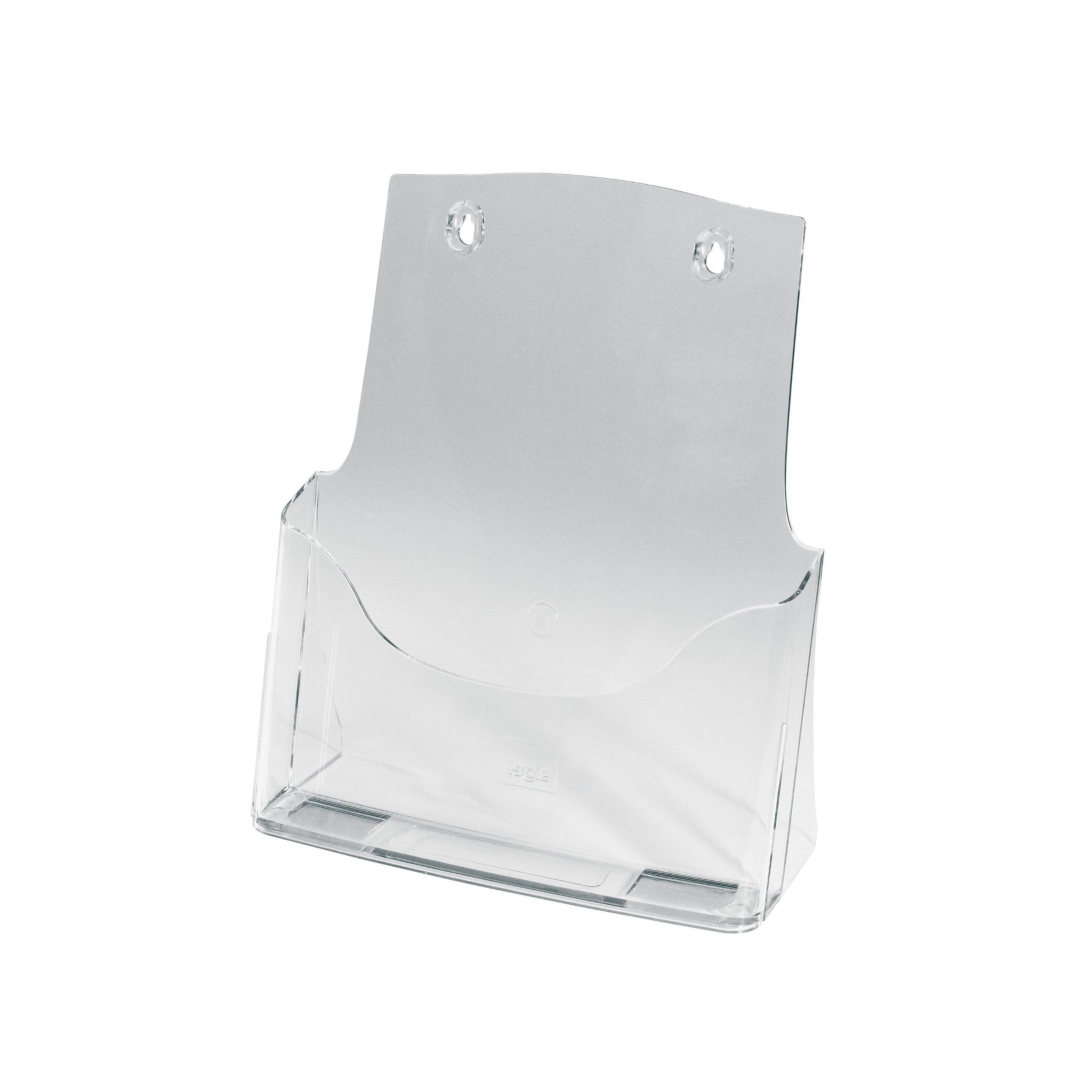 SIGEL LH110 Table-Top Literature Holder, for A4, uv resistant acrylic, clear, 1 Piece