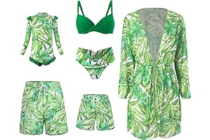 NIKDUCK Matching Family Swimwear Family Matching Swimsuit Set Mommy and Me Swimsuit Family Bikini Matching Sets