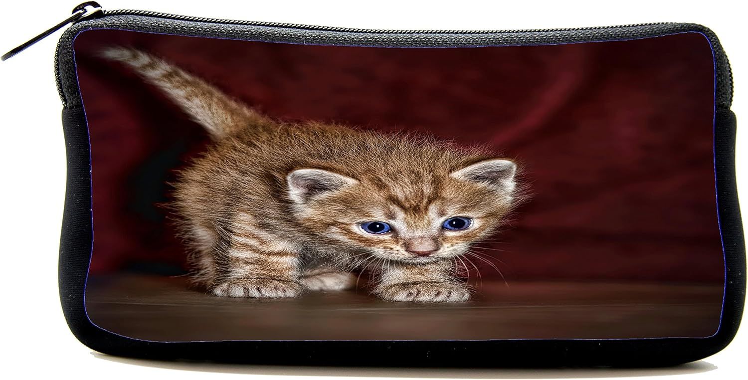 Pencil Case yellow cat Pencil pouch Office Products