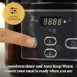 Crock-Pot Lift and Serve Digital Slow Cooker 4.7 L Hinged Lid Countdown Timer view 4