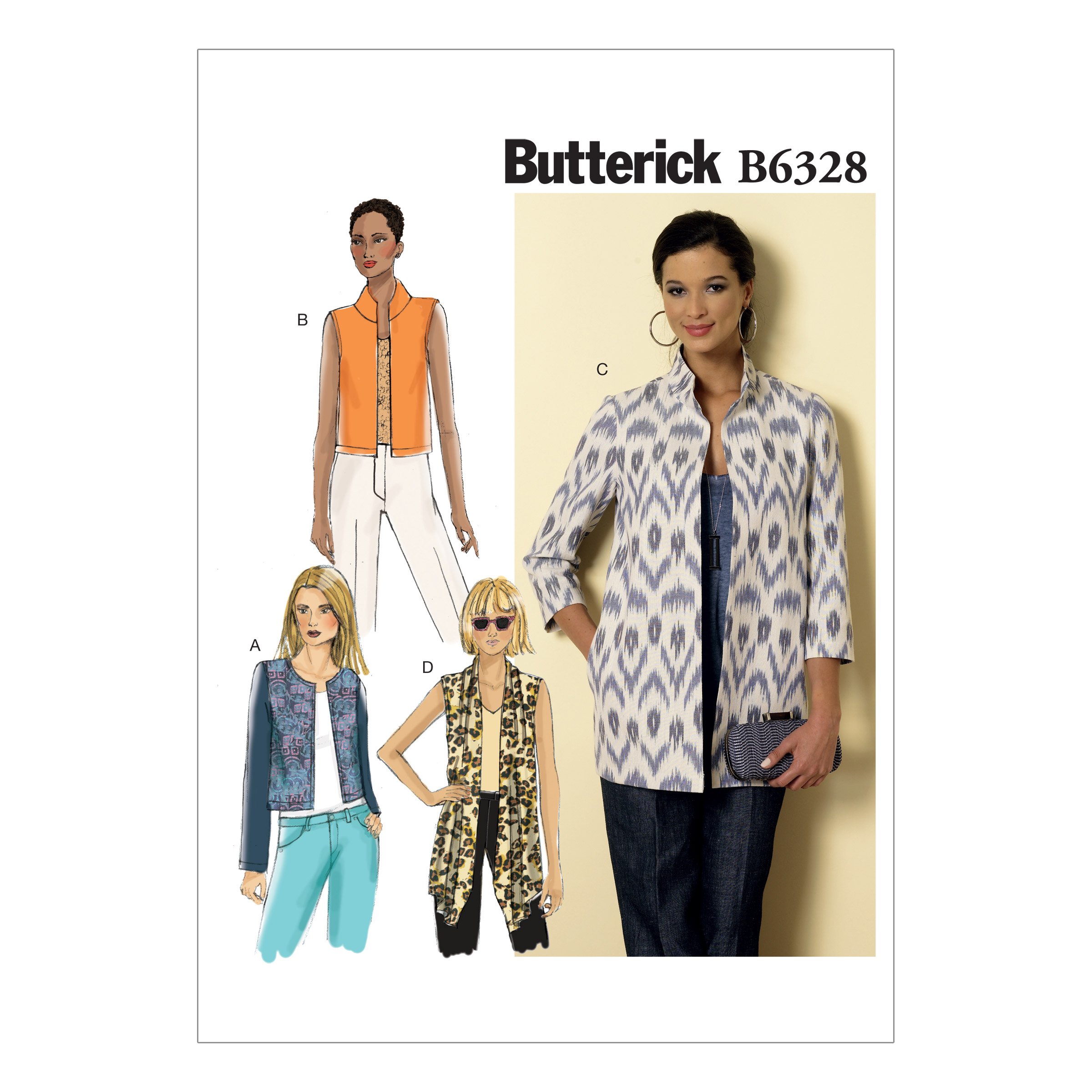 Butterick Pattern Misses Jacket, Sizes 16-24
