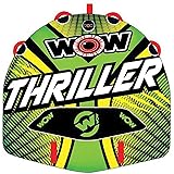 WOW Watersports Thriller Deck Tube Water Towable Tube Inflatable Boat Tube, Wild Wake Action - Water Sports Inflatables - Tow