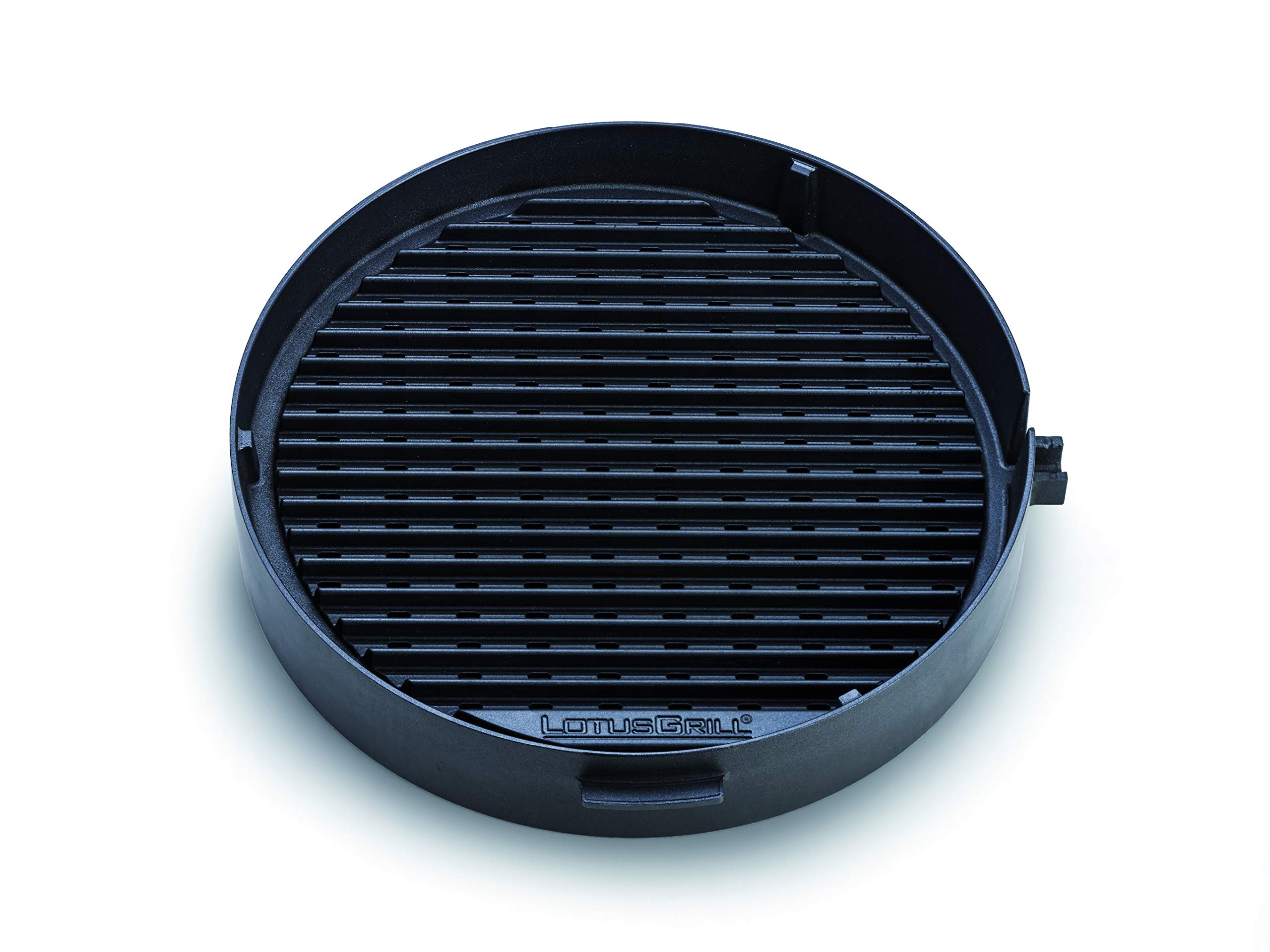 LotusGrill Cast Iron Grill Grate for Healthy Grilling - Charcoal Fuelled, Even Heat Distribution, Non-Stick Coated, Easy to Clean