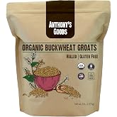 Anthony's Organic Hulled Buckwheat Groats, 5lb, Gluten Free, Non GMO