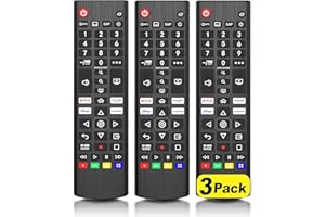3 Pack for Universal LG Smart TV Remote, AKB75095307 Replacement Remote Control for AKB75375604 AKB74915305 All LG Smart LED 