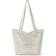 The Sak Casual Classics Tote Bag - Hand Crochet Woman's Purse For Everyday, Travel, Beach Bag - Handbag With Shoulder Straps