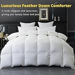 ELNIDO QUEEN® Feather Comforter Filled with