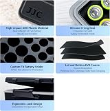 JJC Battery Organizer Case with Tester Holds 20 AA 14 AAA Water-Resistant view 4
