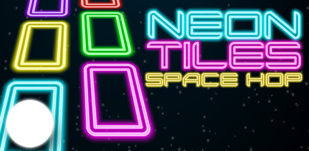 Neon Tiles Space Hop Ad-Free