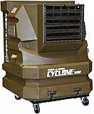 Portacool PAC2KCYC01A Cyclone 3000 Portable Evaporative Cooler with 700 Square Foot Cooling Capacity, Sienna
