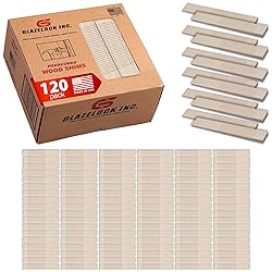 Glazelock Prescored Wood Shims for Leveling