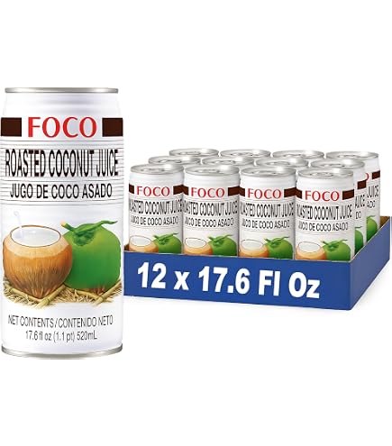 Amazon.com : Roasted Coconut Juice (Jugo De Coco Asado) - 17.6 Fl
