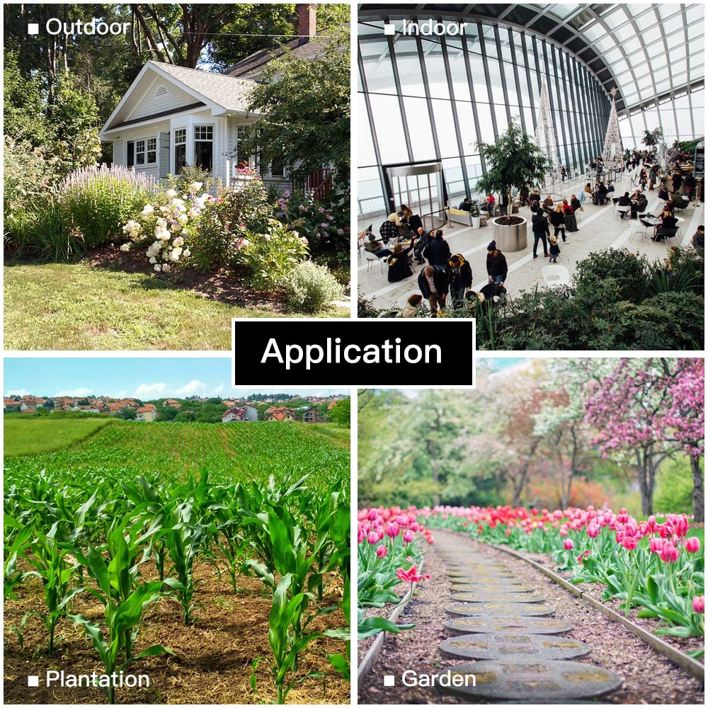 Veroyi ST04 Soil Tester, 3-in-1 Plant Soil Moisture/pH/Light Tester for Gardener (Black)