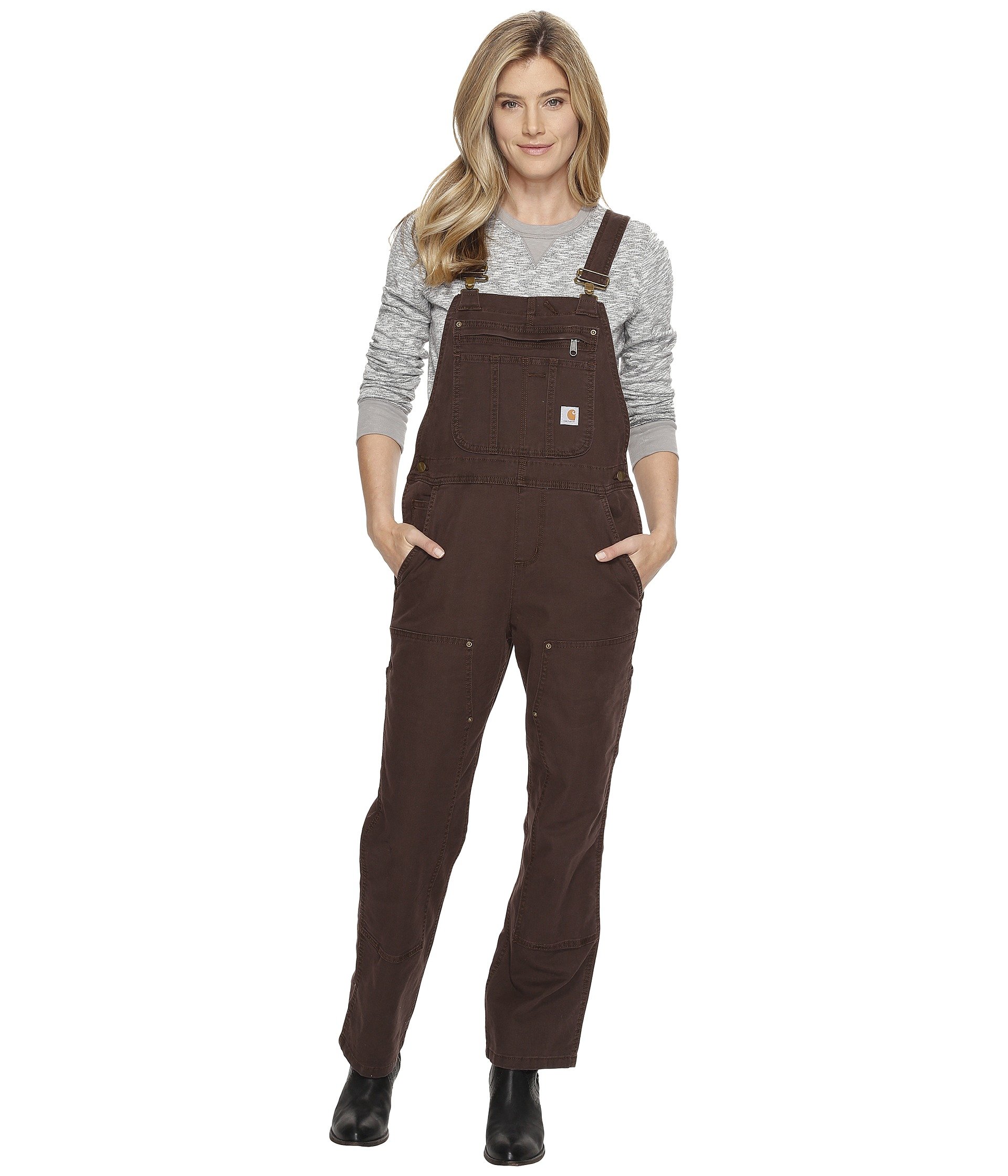 carhartt crawford double front bib overalls