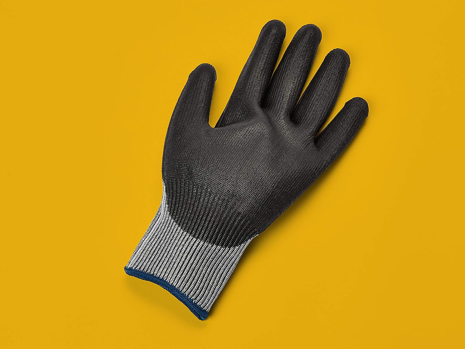 Commercial 13G HPPE Cut Resistant Liner & Polyurethane Coated Gloves (Salt & Pepper/Black), Size XL, 1 Pair: Industrial & Scientific