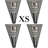 4 Pack of Extra Small Restraining Killing Kill Processing Cone Quail Dove Pigeon Foul Bird