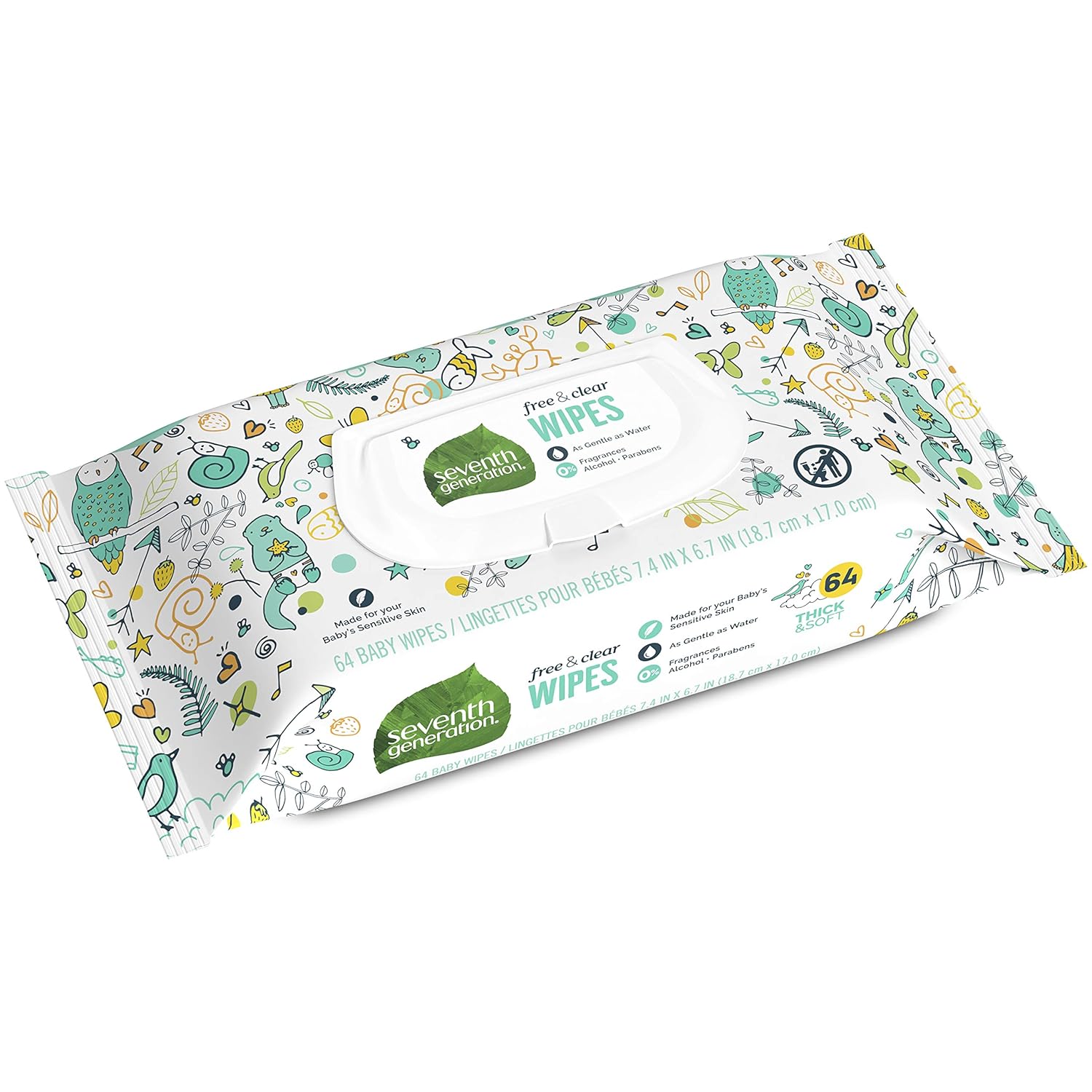 free and clear baby wipes