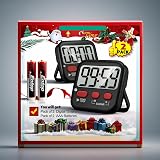 Antonki 2 Pack Digital Kitchen Timers Magnetic Countdown Wait 99:59 view 9