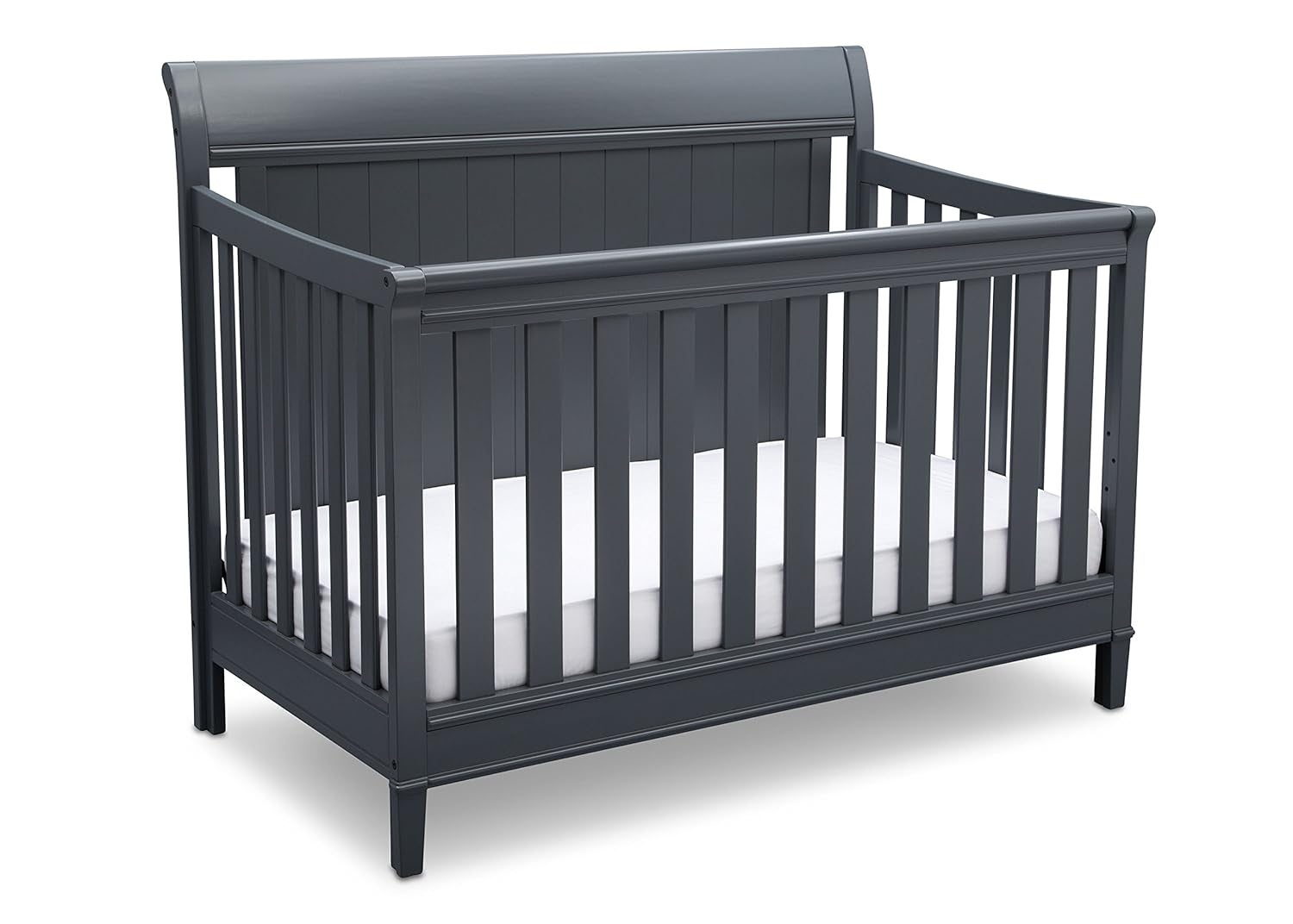 charcoal grey crib