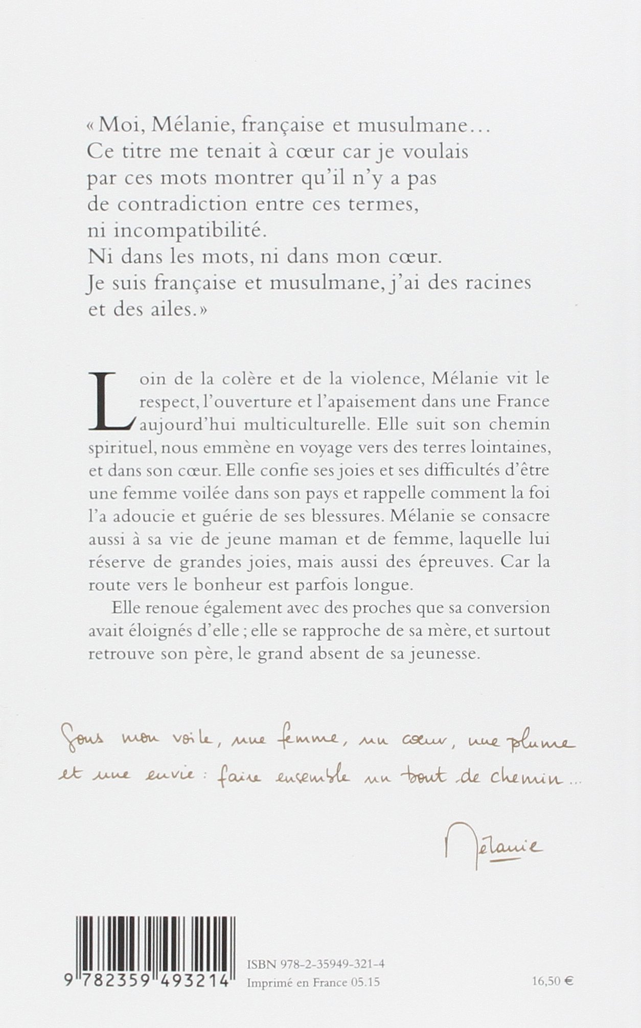 Melanie Francaise Et Musulmane Non Fiction French Edition Georgiades Melanie 9782359493214 Amazon Com Books