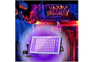 ACADEEP Black Lights 100w with Plug&Switch for Halloween Christmas Decor Glow Theme Party, Stage Lighting,Tapestry, Posters, Body Paint, Luz Negra Waterproof IP65