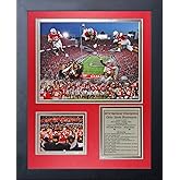 NCAA Ohio State Buckeyes Legends Never Die Framed Photo Collage (2014 CFP Football National Champions), Celebration 2, 11 x 14-Inch