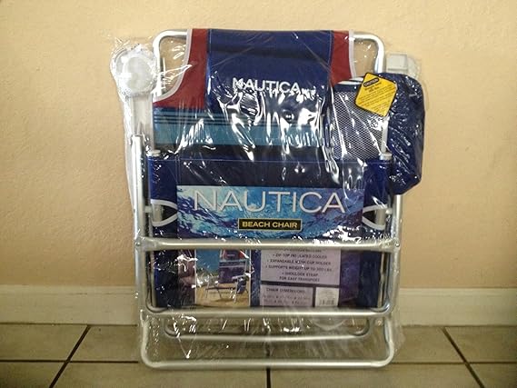 nautica 5 position beach chair
