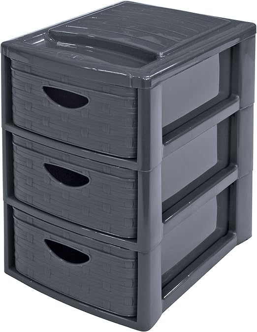 Amazon Com Mondex Pls6376 34 Mini Empire 3 Drawer Storage Tower